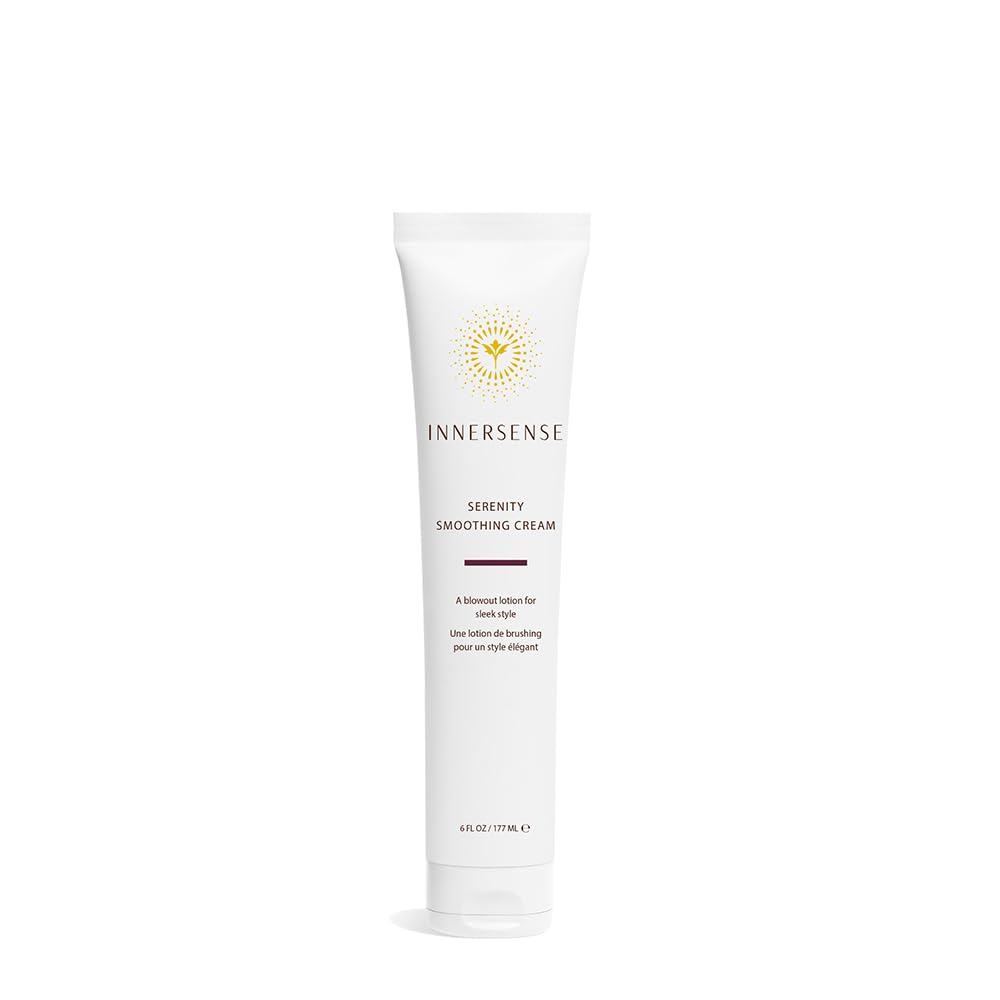 INNERSENSE Organic Beauty - Natural Serenity Smoothing Hair Cream | Protects, Hydrates, Smoothes | Non-Toxic, Cruelty-Free Haircare (2 Pack - 2 fl oz | 59.1 mL each)