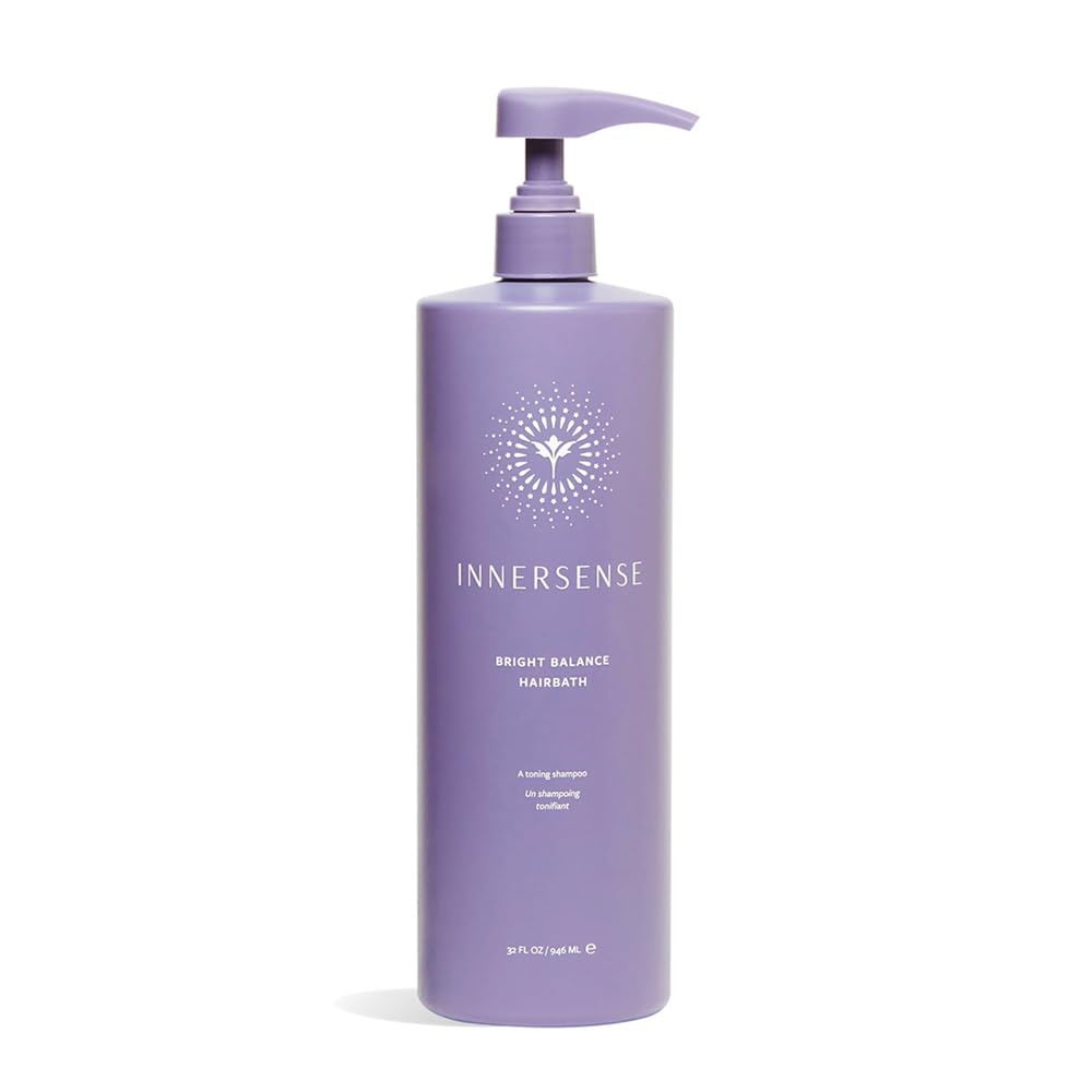 INNERSENSE Organic Beauty - Natural Bright Balance Purple Toning Hairbath | Non-Toxic, Cruelty-Free Haircare (10 fl oz | 295 ml)