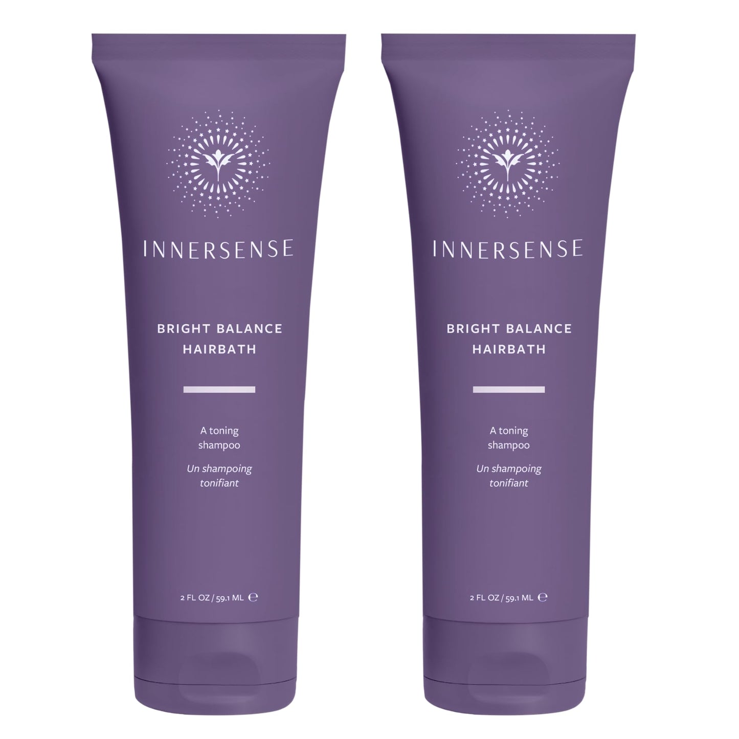INNERSENSE Organic Beauty - Natural Bright Balance Purple Toning Hairbath | Non-Toxic, Cruelty-Free Haircare (10 fl oz | 295 ml)